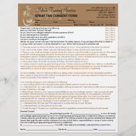Spuitbruin Aansprakelijkheidsverklaring Toestemmin Flyer