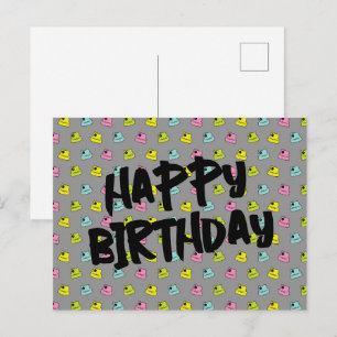 Spuitbus dop - Gefeliciteerd Briefkaart