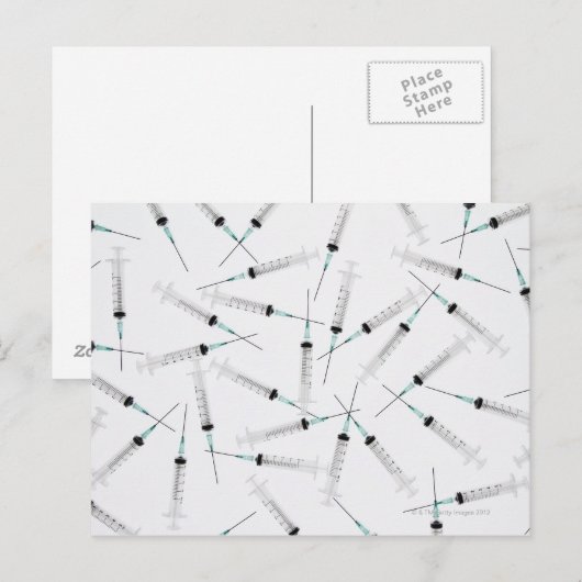 spuiten 2 briefkaart (Voorkant / Achterkant)