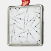 spuiten 2 metalen ornament (Links)