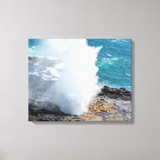spuithoorn canvas afdruk (Voorkant)