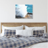 spuithoorn canvas afdruk (Insitu (Slaapkamer))
