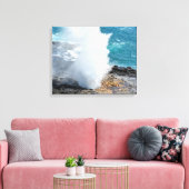 spuithoorn canvas afdruk (Insitu (Woonkamer))