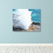 spuithoorn canvas afdruk (Insitu (Houten vloer))