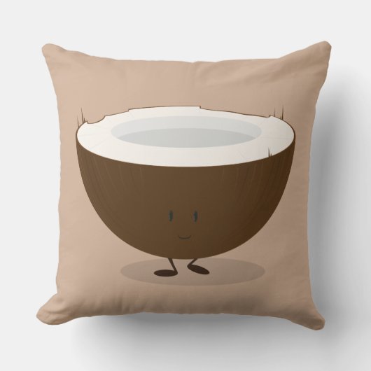 Spuitkokosnoot | Sierkussen (Voorkant)