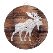 spuitmazen op houtdartboard dartbord (Voorkant)