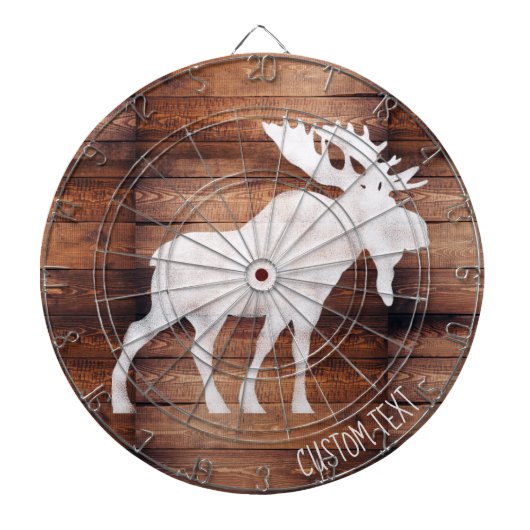 spuitmazen op houtdartboard dartbord (Voorkant)