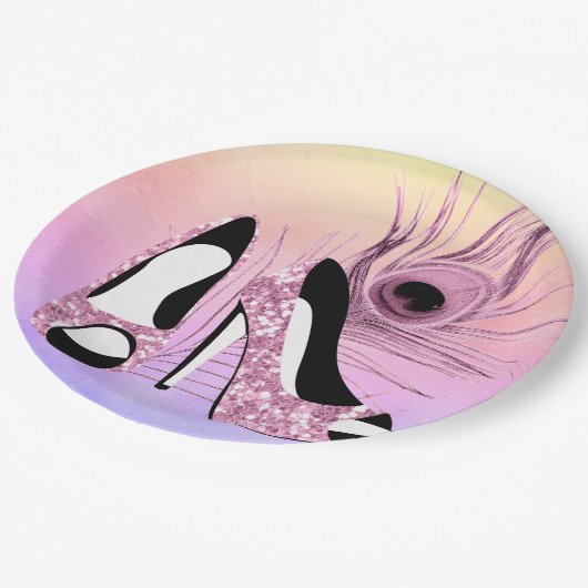 Spuitpompen Fancy Papieren Bordje (Gekanteld)