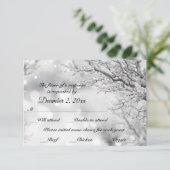Spuitsnede en ijswinter RSVP + menu (Staand voorkant)
