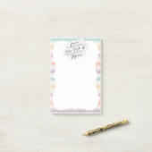 Spuitsproei Sprinkle strepen Moderne sappellijnen Post-it® Notes (Op bureau)