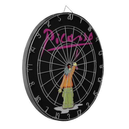 Spuitverf Dartbord (Voorkant Links)