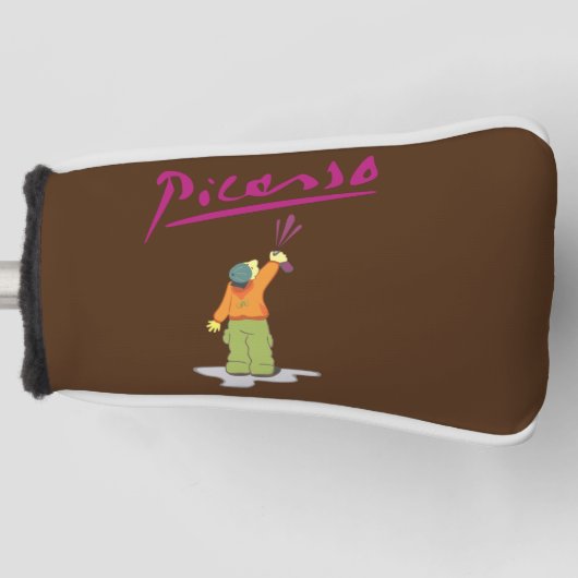 Spuitverf Golfheadcover (Voorkant)