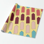 Spuitverf kan patroon cadeaupapier (Uitgerold)