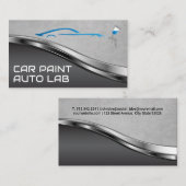 Spuitverf Logo | Auto Body Garage Visitekaartje (Voorkant / Achterkant)