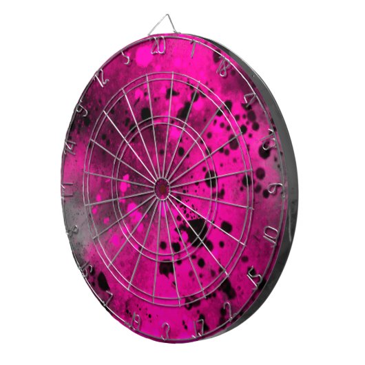 Spuitverf plakbord Dartboard Dartbord (Voorkant Rechts)