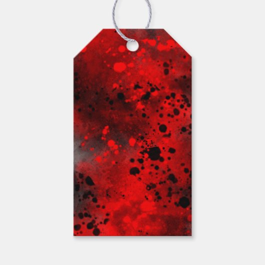 Spuitverf Splatter Effect Gift Labels Cadeaulabel (Voorkant)