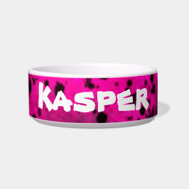 Spuitverf Splatter-effect Keramisch plaatje Voerbakje