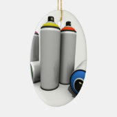 Spuitverfblikjes Keramisch Ornament (Rechts)