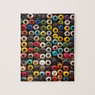 Spuitverfblikjes Legpuzzel