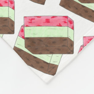 Spumoni Italiaans Gelato Ice Cream Dessert Spumone Fleece Deken