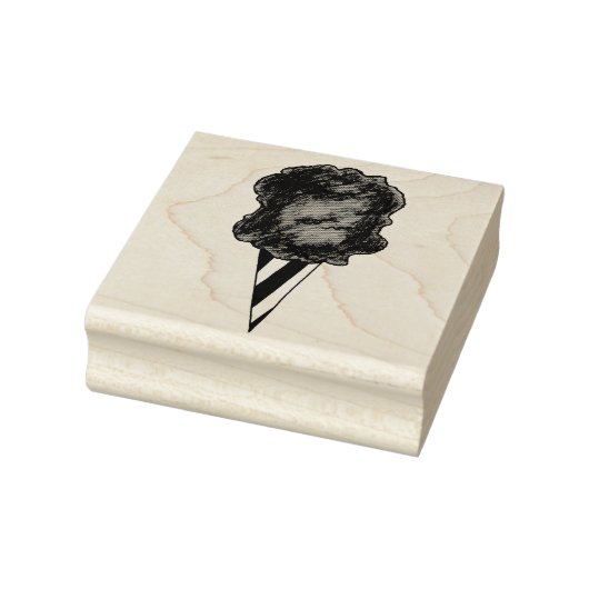 Spun Sugar Cotton Snoep Floss Cone Carnaval Fair Rubberstempel (Stempel)