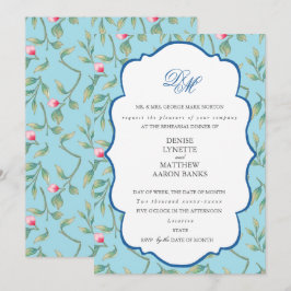 Spun Sugar Rehearsal Dinner Kaart