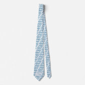 Spun Sugar & Skydiver Blue Wedding Keepomwille Nec Stropdas (Voorkant)