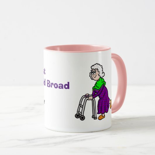 Spunky Elderly Large Day Mug (Devant droit)