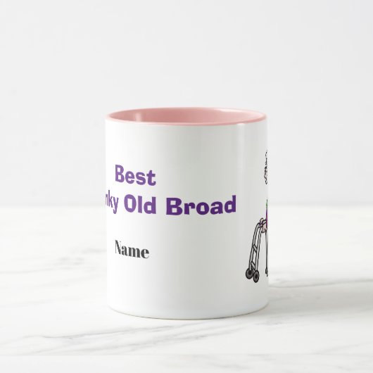 Spunky Ouderen Broad Day Mok (Midden)