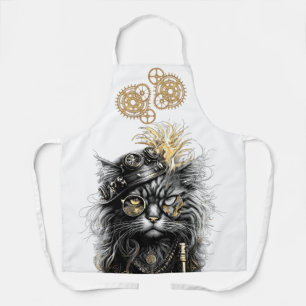 Spunky Paws De Funky Steampunk Kat Schort
