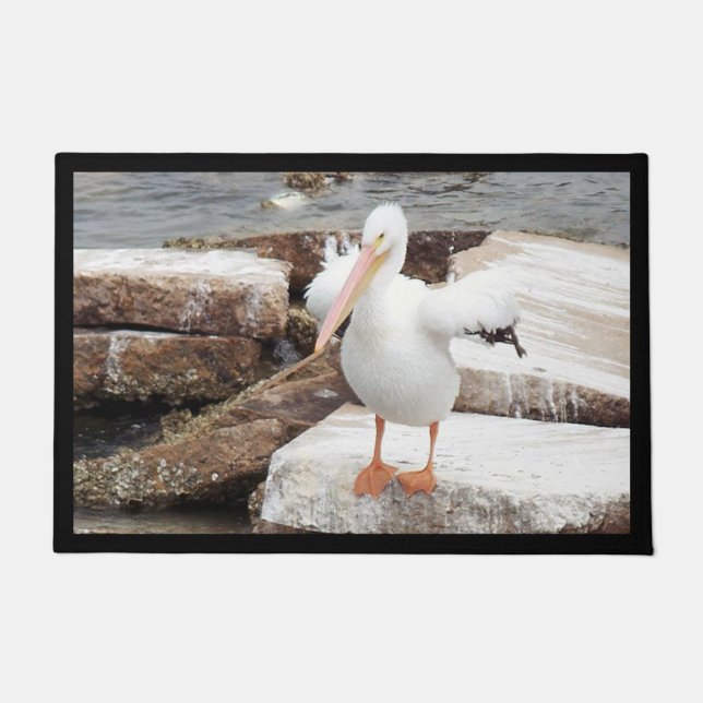 Spunky Pelican door Mat (Voorkant)