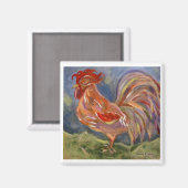 Spunky Rooster Magnet Magneet (Voorkant / Achterkant)