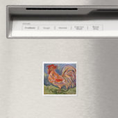 Spunky Rooster Magnet Magneet (Insitu (Vaatwasser))