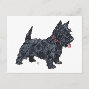 Spunky Scottie Dog Briefkaart