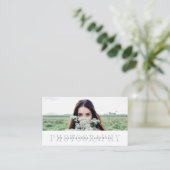 Spure Stripe | Fotograaf Visitekaartje (Staand voorkant)