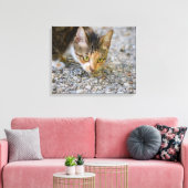Spurensuche Canvas Afdruk (Insitu (Woonkamer))