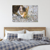 Spurensuche Canvas Afdruk (Insitu (Slaapkamer))