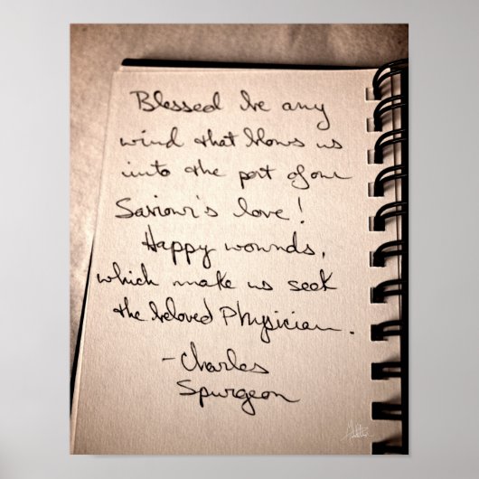 Spurgeon Quote [Afdrukken] Poster (Voorkant)