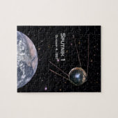 Sputnik 1 Earth Satellite Legpuzzel (Horizontaal)