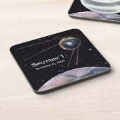 Sputnik 1 Earth Satellite Onderzetter (Linkerzijde)