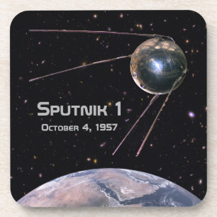 Sputnik 1 Earth Satellite Onderzetter