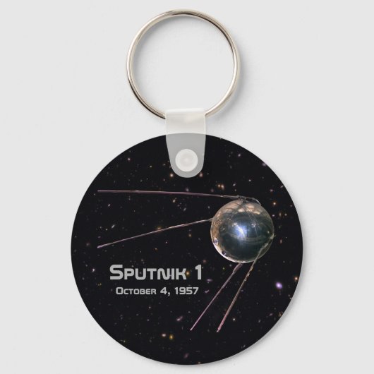 Sputnik 1 Satellite Sleutelhanger (Voorkant)