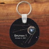 Sputnik 1 Satellite Sleutelhanger (Voorkant)