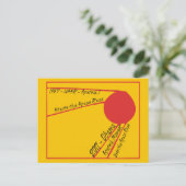 Sputnik Moment Briefkaart (Staand voorkant)