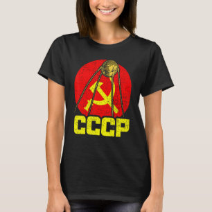 Sputnik Satellite Spacecraft Sovjet Union Space Sp T-shirt