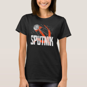 Sputnik Satellite Spacecraft Sovjet Union Space Sp T-shirt