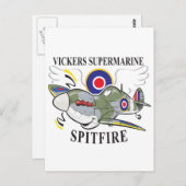 spuugvuur briefkaart (Voorkant / Achterkant)