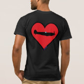 spuugvuur t-shirt (Achterkant)