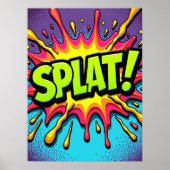 SPUUUG! Pop Art Comic Explosion Poster (Voorkant)
