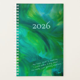 SPW Green met Envy Small Monthly Planner